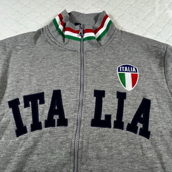 Italia vintage big logo italy track jacket - excellent condition- size medium - Picture 1 of 7